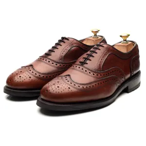 'Winslow' Brown Leather Oxford Brogues UK 7.5 US 8 E