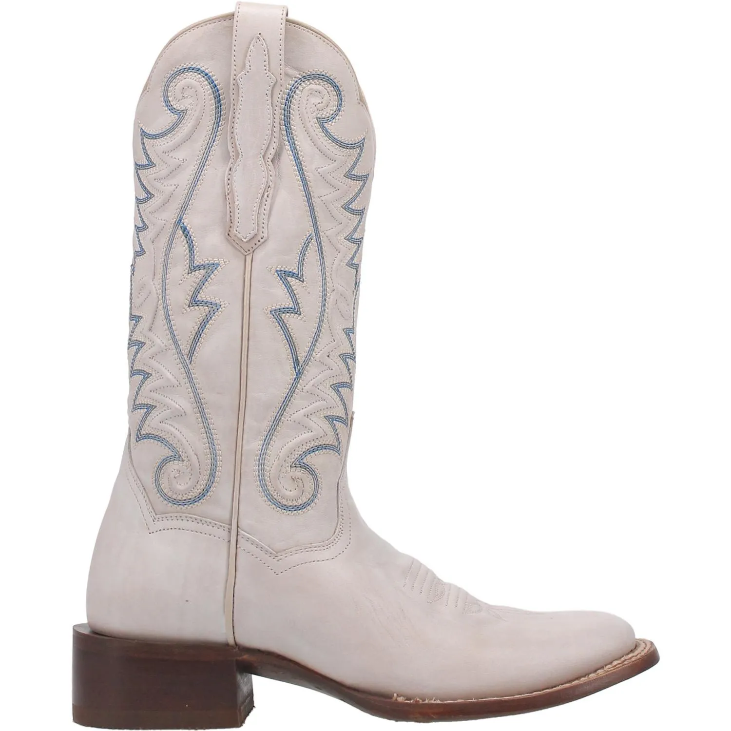 Women's Dan Post DP4999 12" Sugar White Leather Wide Square Toe (SHOP IN-STORE)