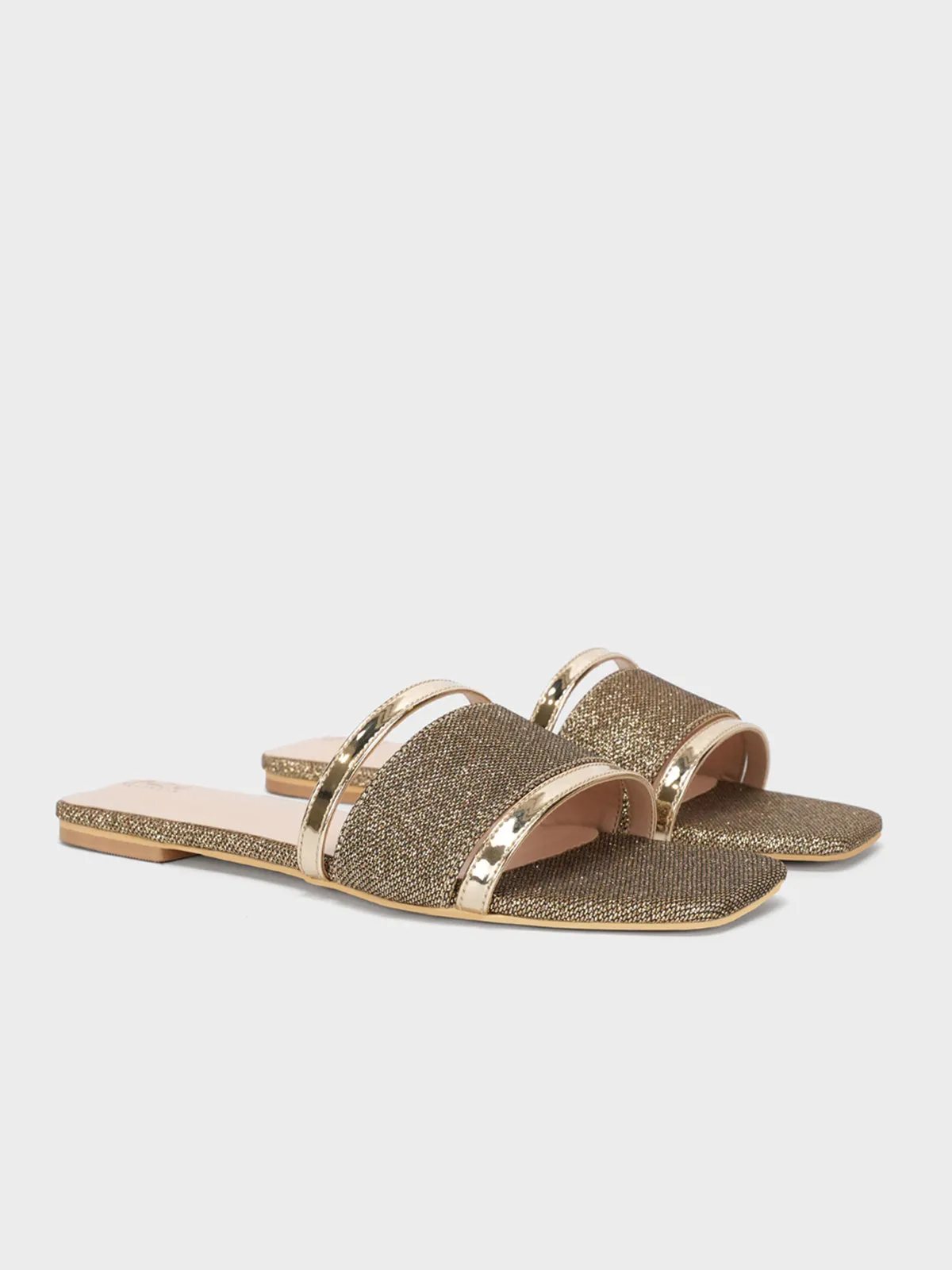 Women's "ALECIA" Square Toe Summer Slippers