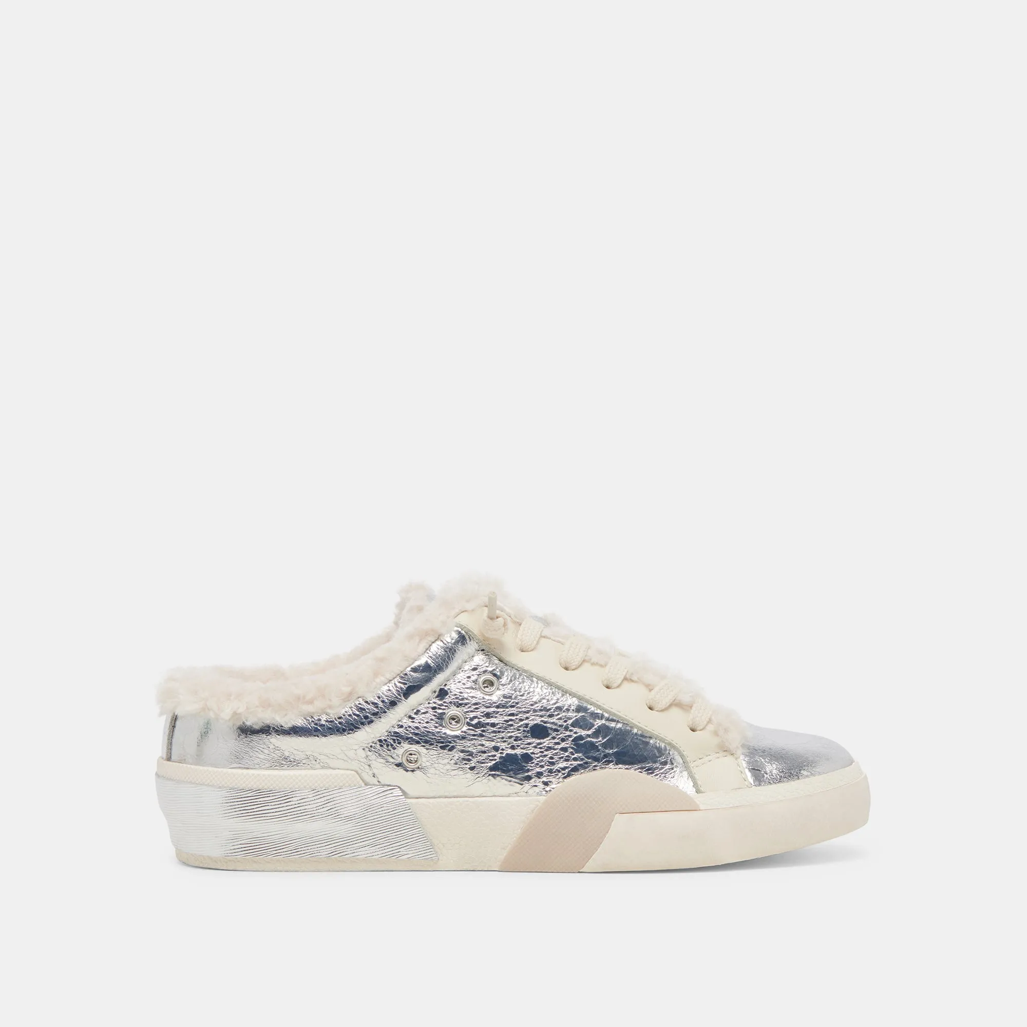 ZANTEL SNEAKERS SILVER MULTI DISTRESSED LEATHER