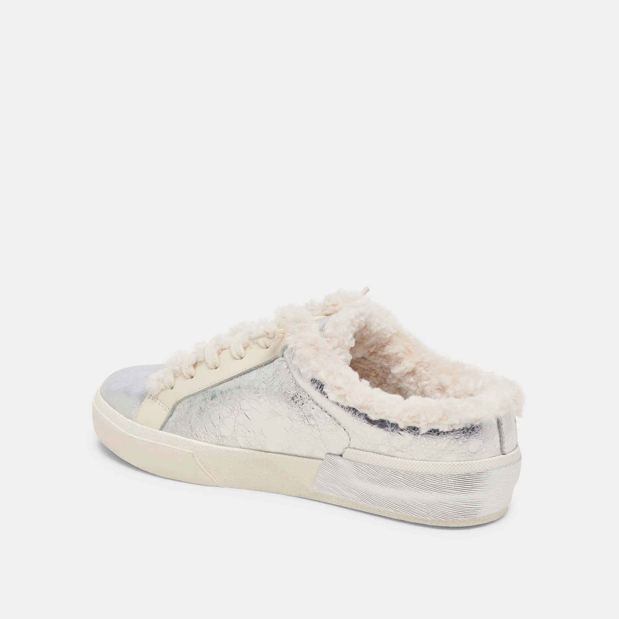 ZANTEL SNEAKERS SILVER MULTI DISTRESSED LEATHER