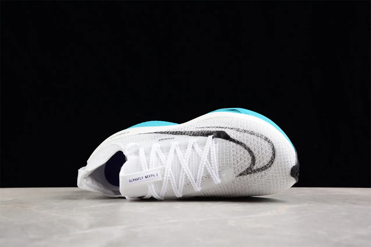 Zoom Alphafly NEXT% 2 White and Turquoise