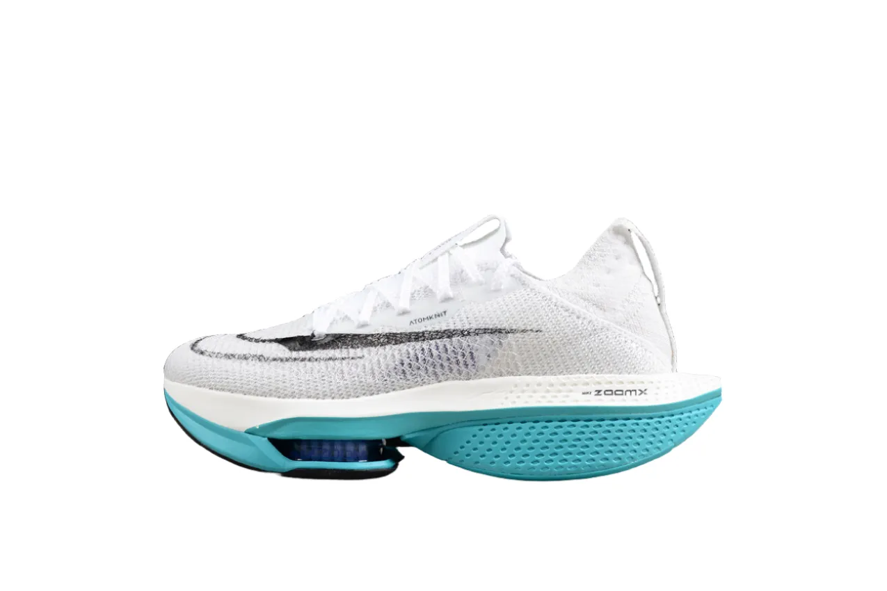 Zoom Alphafly NEXT% 2 White and Turquoise