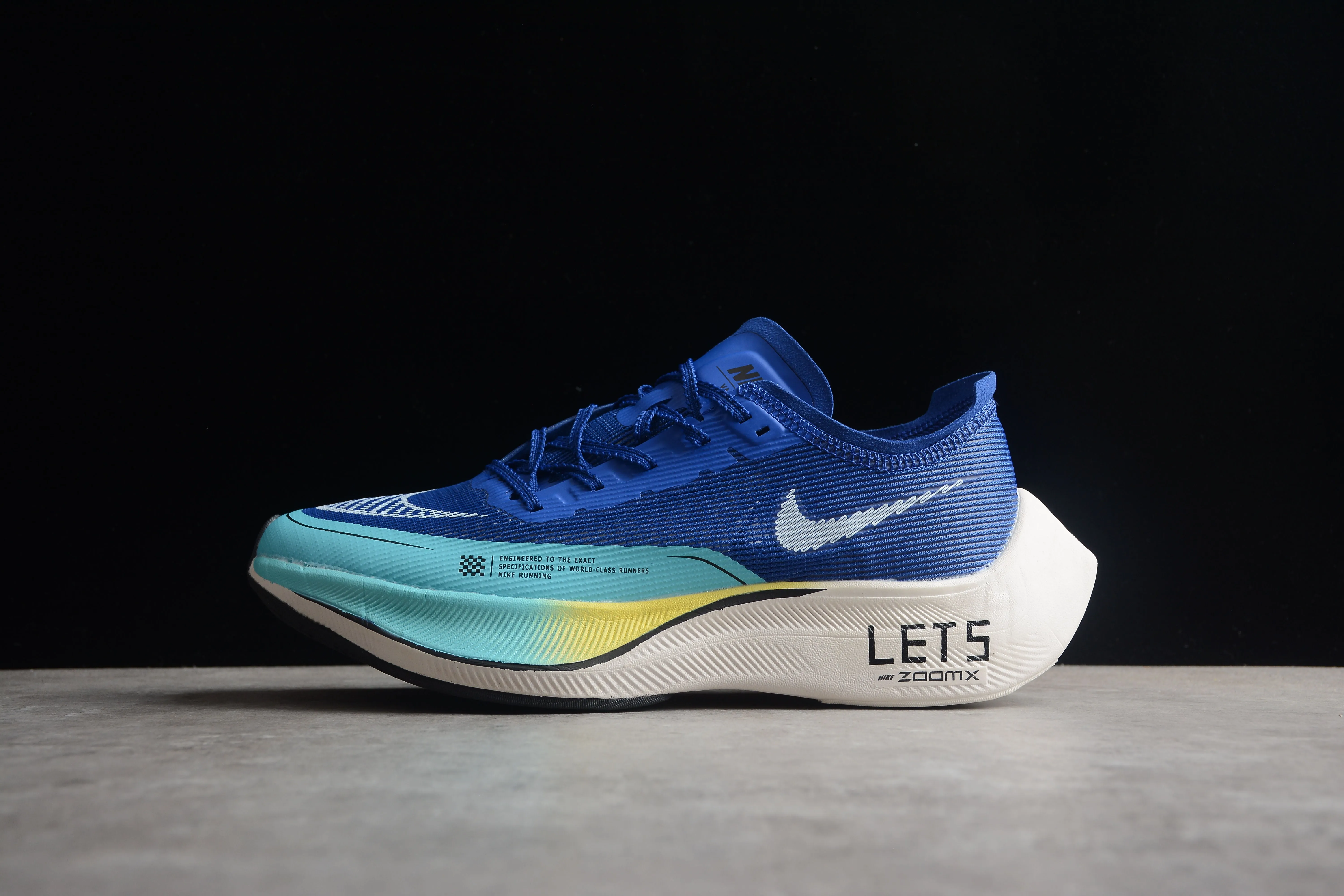 ZoomX Vaporfly NEXT% 2 Blue and White