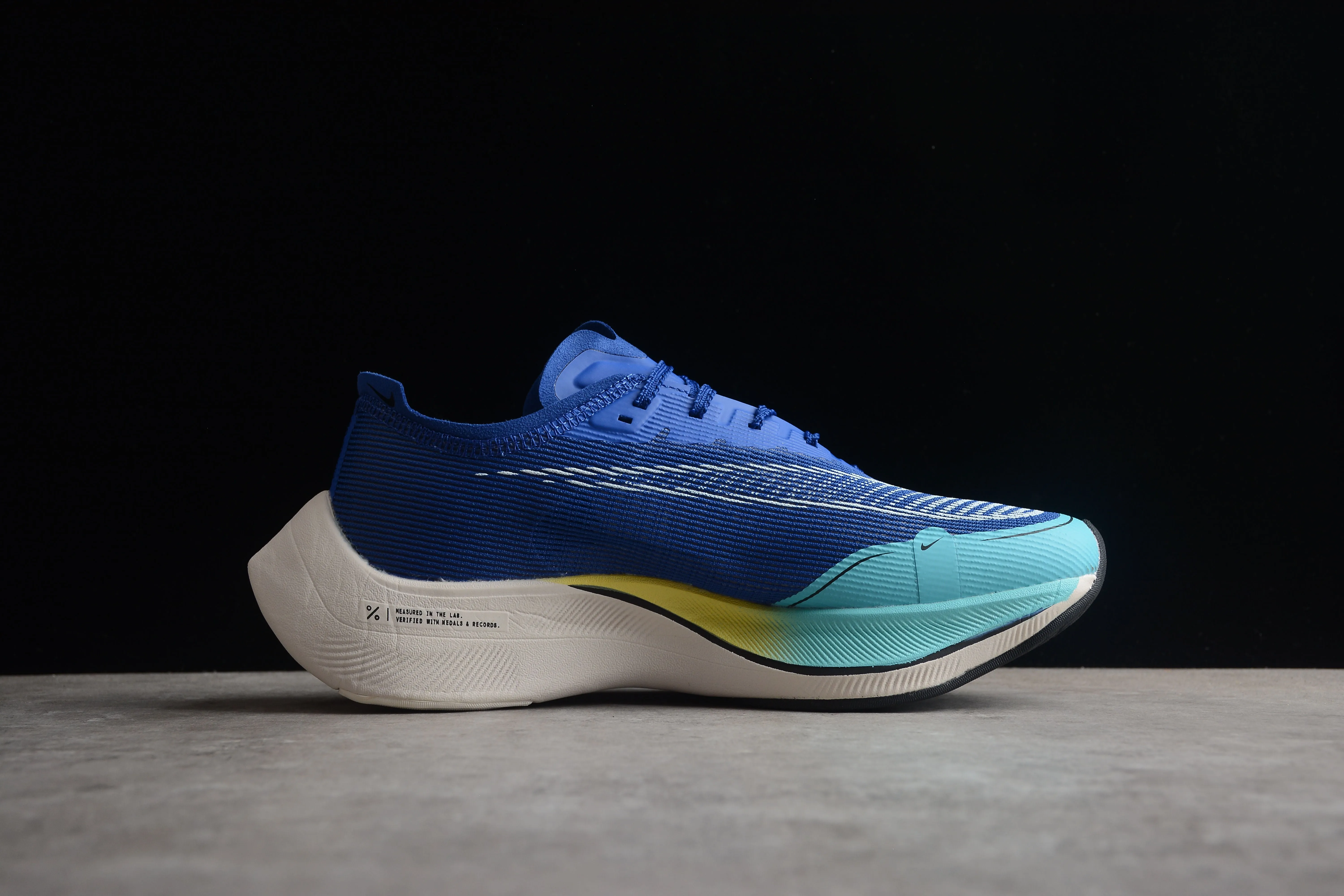 ZoomX Vaporfly NEXT% 2 Blue and White