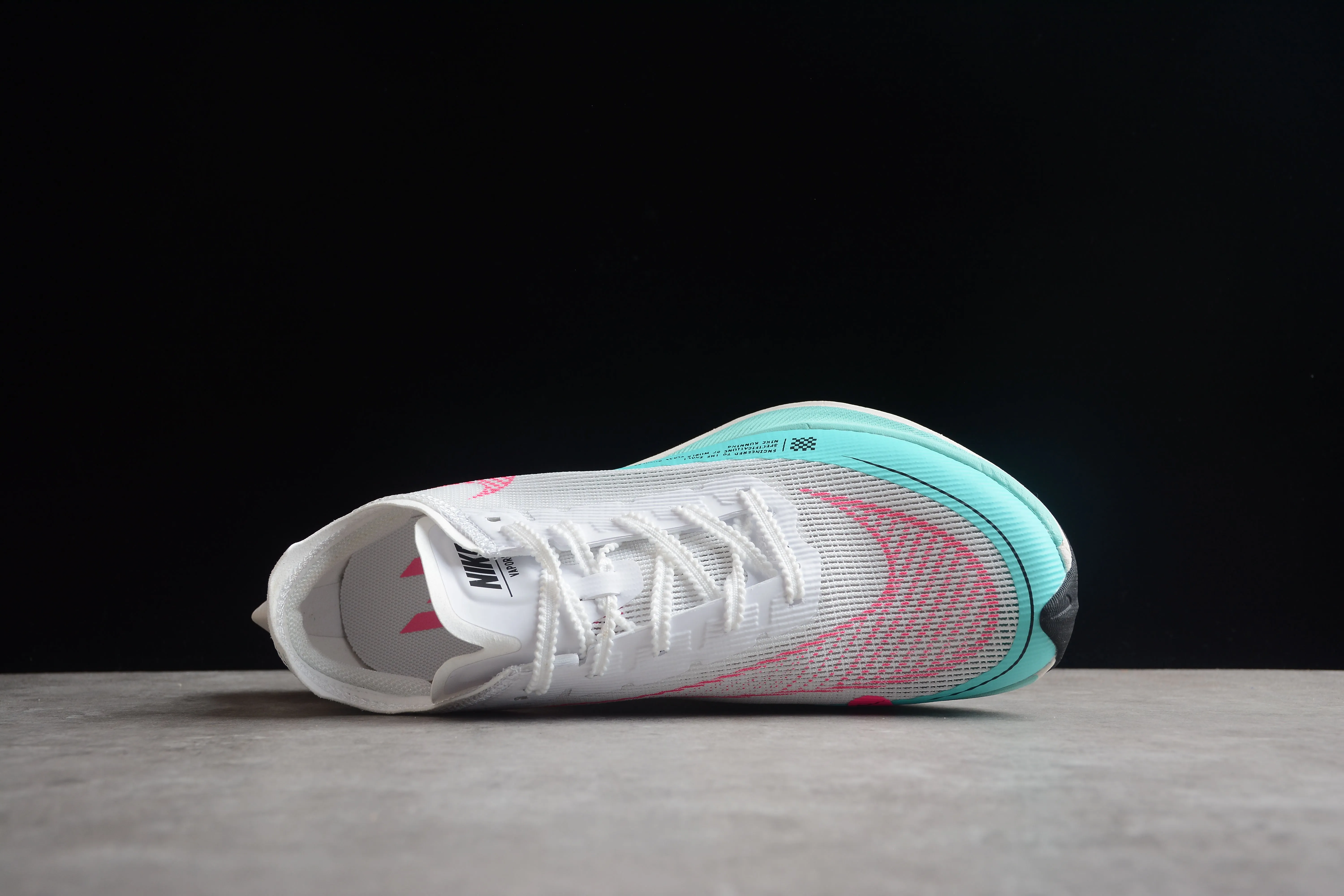 ZoomX Vaporfly NEXT% 2 White and Turquoise